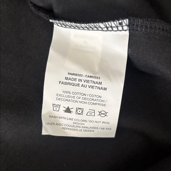 Black Graphic T-Shirt with Basketball Print - Picture 7 of 7